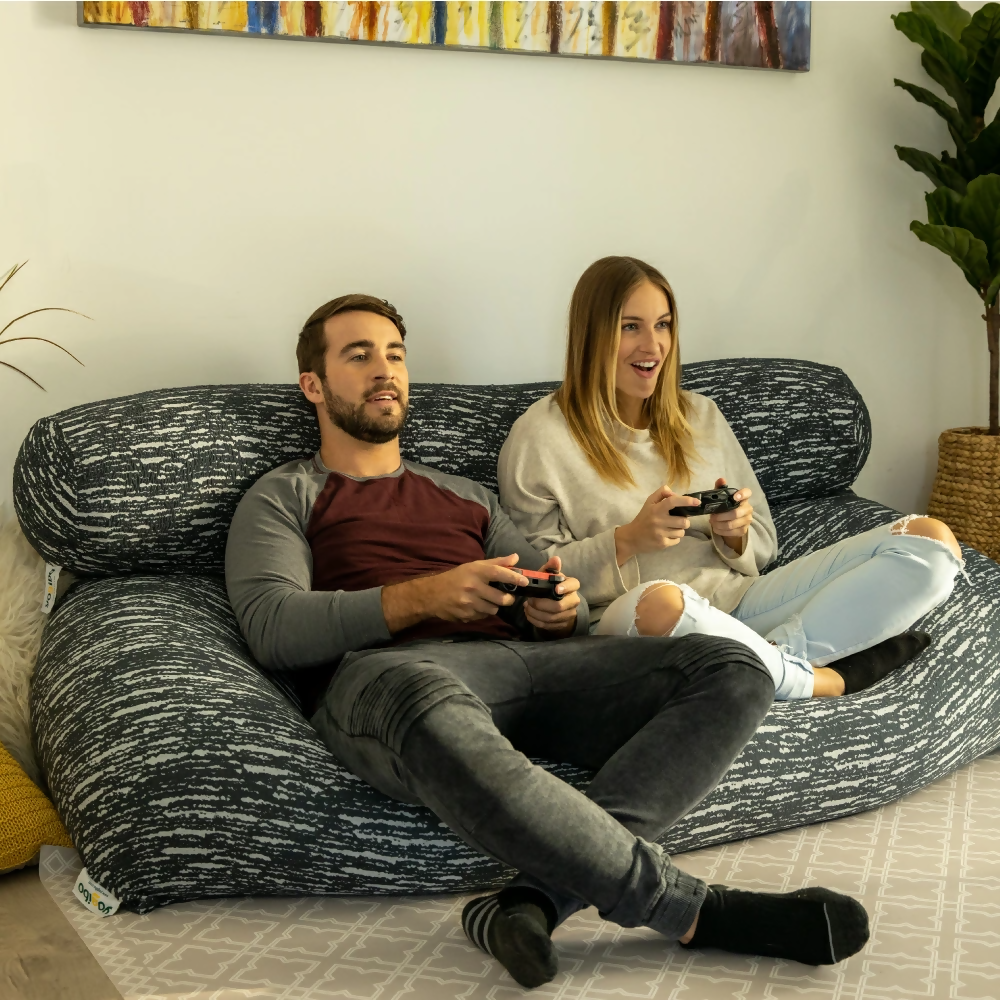 Yogibo Luxe Maxシ医ム繝シ繧ッ繧ー繝ャ繝シシ