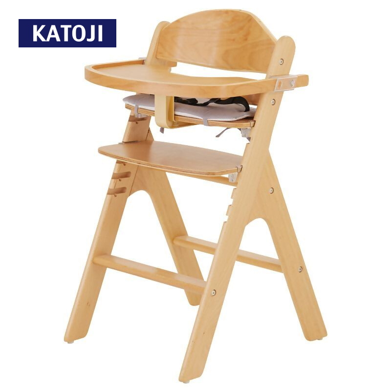 木製ハイチェア スワルン クッション付（ナチュラル）