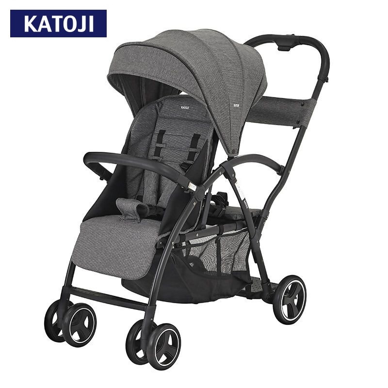 ベビーカー2-Seater next（ブラックチェック）