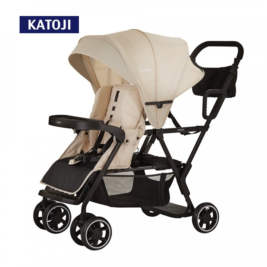 ベビーカー 二人でゴー（ベージュ）
