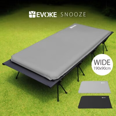 【EVOKE/イヴォーグ公式】 SNOOZE スヌーズ インフレータブルマット（グレー）