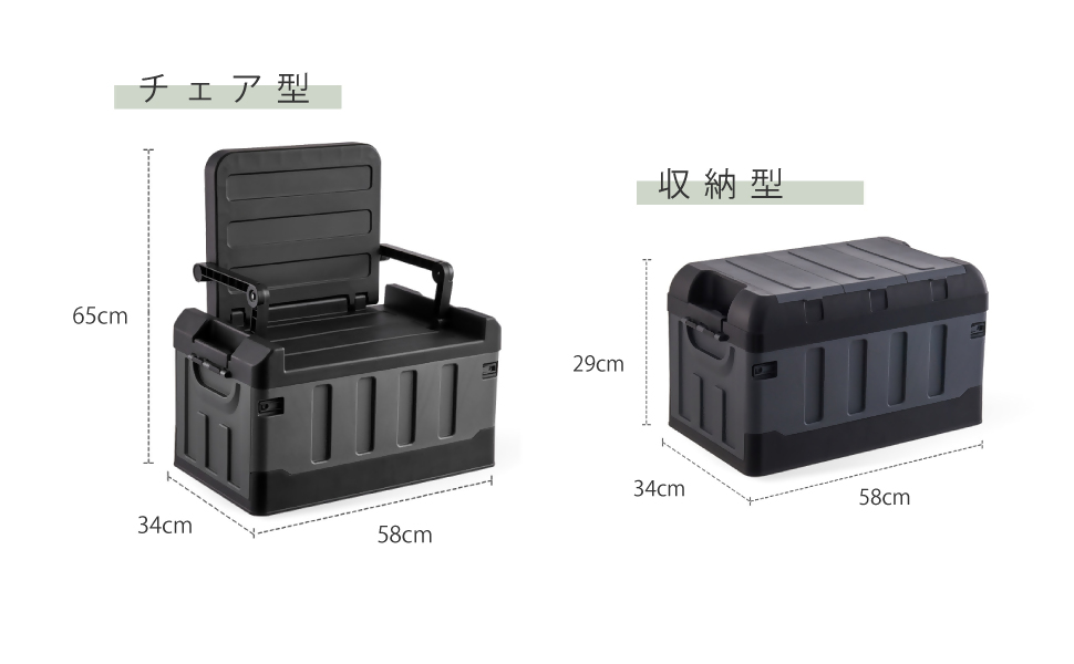【EVOKE/イヴォーグ公式】 TANKER タンカー 収納ボックス（収納型/typeA）