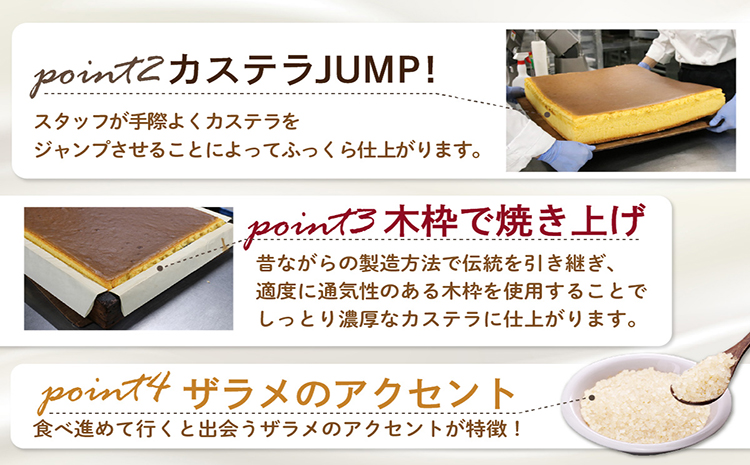 ココテラスのましかくカステラ（4個）3つセット