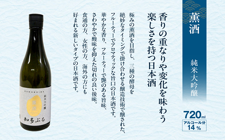 【愛知の酒米】知多ぶる 薫酒(純米大吟醸)　720ml