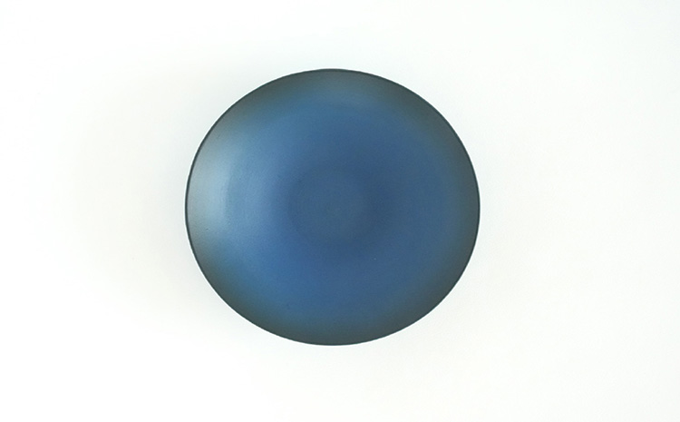 深皿Φ180　青黒