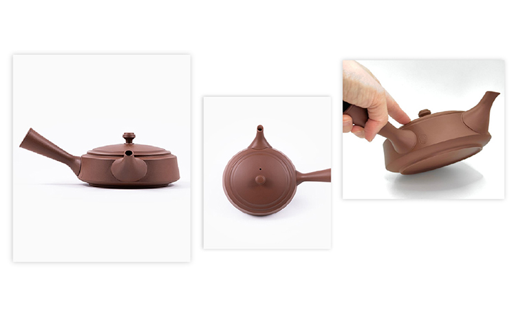 常滑焼急須　TAKASUKE　（shu-3 横手左利き用）