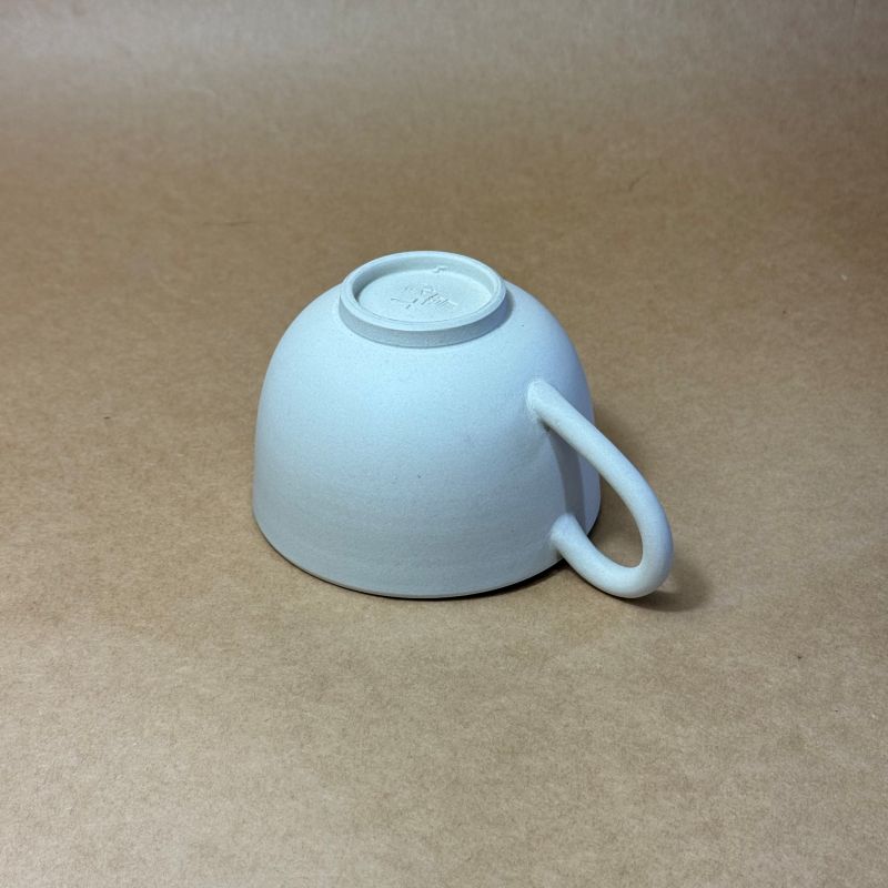 chanomaⅡ 白泥カップ　6-415｜陶器 やきもの 焼き物 手作り 伝統工芸品 工芸品 茶器 茶道具 カップ 常滑焼 日本六古窯 キッチン用品 日用品 食器 雑貨 ティーカップ 日本茶 緑茶 丸よ小泉 日本製 愛知県 常滑市