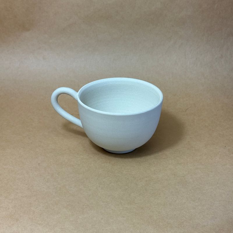chanomaⅡ 白泥カップ　6-415｜陶器 やきもの 焼き物 手作り 伝統工芸品 工芸品 茶器 茶道具 カップ 常滑焼 日本六古窯 キッチン用品 日用品 食器 雑貨 ティーカップ 日本茶 緑茶 丸よ小泉 日本製 愛知県 常滑市