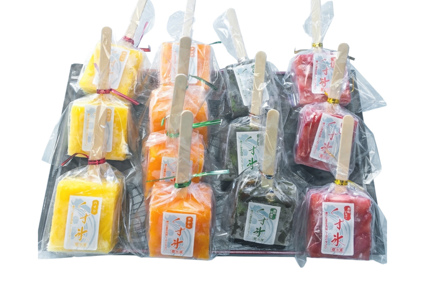 アイス くず氷 計13本 [御菓子所 梅のや 愛知県 江南市 ko23btu310007] アイスクリーム デザート 練乳いちご 抹茶大納言 みかん パイン いちご 抹茶 ストロベリー 食べ比べ 詰め合わせ 葛氷