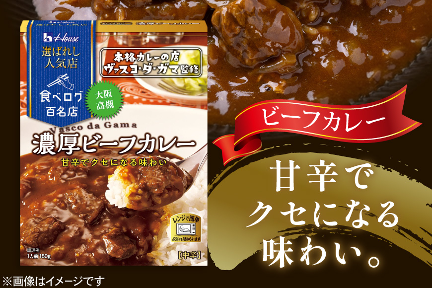 カレー レトルト ハウス 選ばれし人気店 濃厚ビーフカレー 20個 [翔栄通商 愛知県 江南市 ko23btu570032] レトルト食品 カレー ビーフ 中辛 ハウス食品 濃厚 レンジ 湯煎 ストック 大容量 簡単 時短 常温保存 セット ランチ