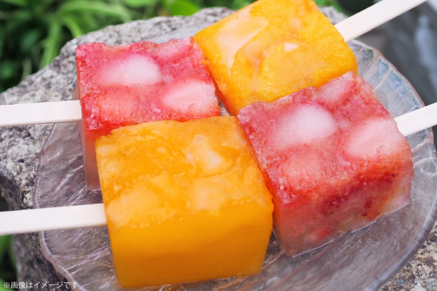 アイス くず氷 練乳いちご 5本 みかん 5本 計10本 [御菓子所 梅のや 愛知県 江南市 ko23btu310004] アイスクリーム デザート 食べ比べ いちご 詰め合わせ 葛氷