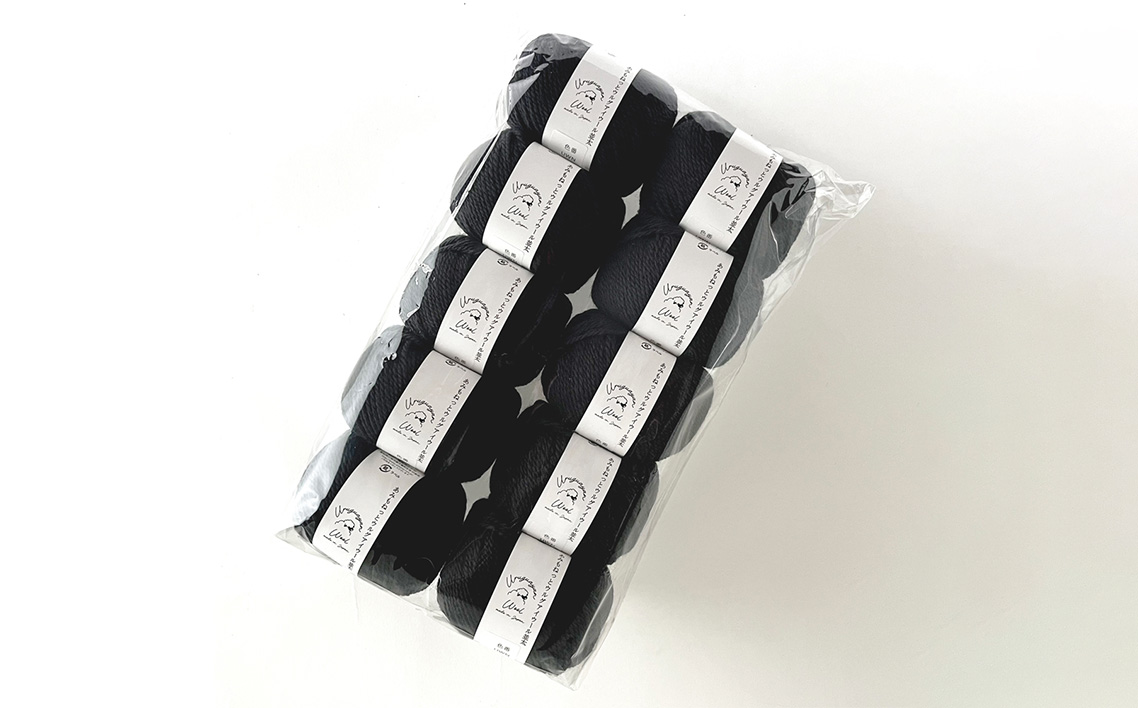 毛糸 ウルグアイウール並太 30番色 10玉セット ／ ウール100％ 並太毛糸 手編み 編み物 ハンドメイド 冬小物 マフラー 帽子 セーター ブランケット 編みやすい ふっくら 愛知県 No.362