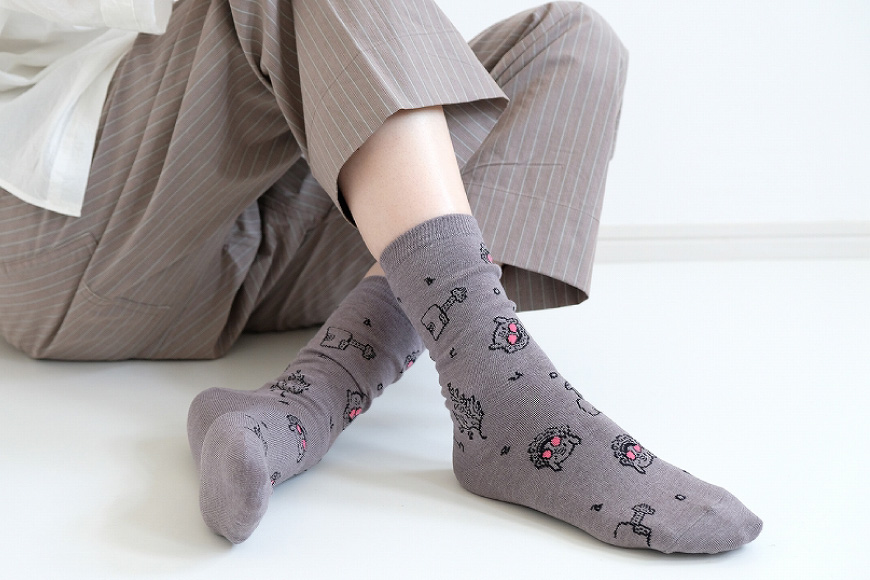 靴下 konan socks 3色セット（23〜25サイズ） [レッグニット中村 愛知県 江南市 ko23btu280003] ソックス 藤 すいとぴあ江南 サングラス大仏 足 ユーモア 靴下 くつした くつ下 おみやげ 土屋未久