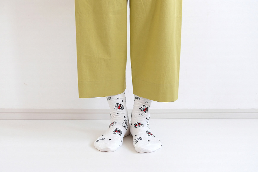 靴下 konan socks 3色セット（25〜27サイズ） [レッグニット中村 愛知県 江南市 ko23btu280004] ソックス 藤 すいとぴあ江南 サングラス大仏 足 ユーモア 靴下 くつした くつ下 おみやげ 土屋未久