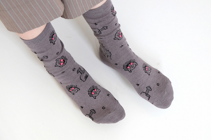 靴下 konan socks 3色セット（23〜25サイズ） [レッグニット中村 愛知県 江南市 ko23btu280003] ソックス 藤 すいとぴあ江南 サングラス大仏 足 ユーモア 靴下 くつした くつ下 おみやげ 土屋未久