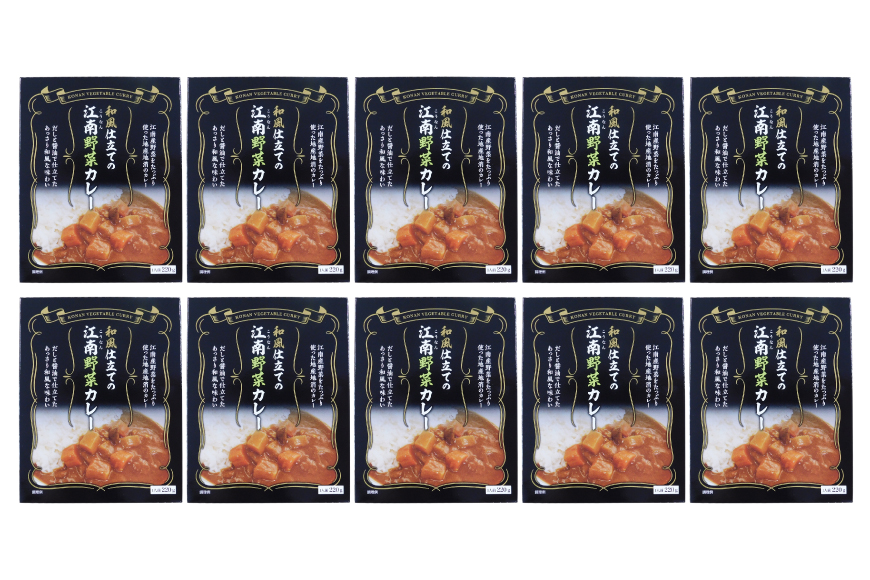 カレー レトルト 和風仕立ての「江南野菜カレー」 220g 10個 [江南商工会議所 愛知県 江南市 ko23btu330000] レトルト食品 簡単 時短 お手軽 便利 簡単調理