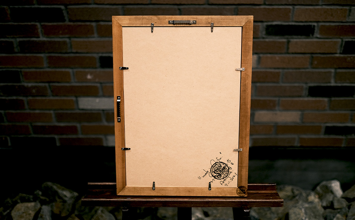 アメリカンデザイン　壁掛けフレーム　THE　CLASSIC　A4【国産杉無垢材使用】 ／ インテリア 額縁 フレーム 日本製 おしゃれ アンティーク 人気 雑貨 手作り 木製 国産杉 スギ 無垢 おすすめ ギフト 贈り物 プレゼント No.302