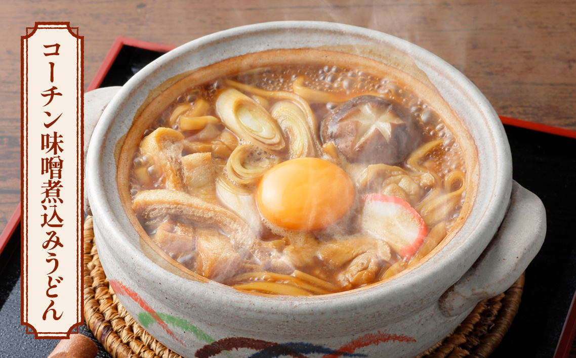 《名古屋名物》コーチン手折り麺　3つの味 ／ 名古屋コーチン 詰め合わせ きしめん 味噌煮込うどん カレーうどん のど越し コシ 和風 味噌 みそ スパイシー なごや セット 贈り物 名古屋名物 簡単調理 乾麺 名古屋めし なごやめし ご当地 送料無料 愛知県 No.099