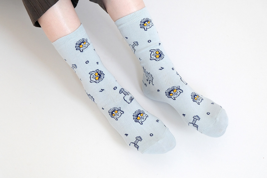 靴下 konan socks 3色セット（23〜25サイズ） [レッグニット中村 愛知県 江南市 ko23btu280003] ソックス 藤 すいとぴあ江南 サングラス大仏 足 ユーモア 靴下 くつした くつ下 おみやげ 土屋未久
