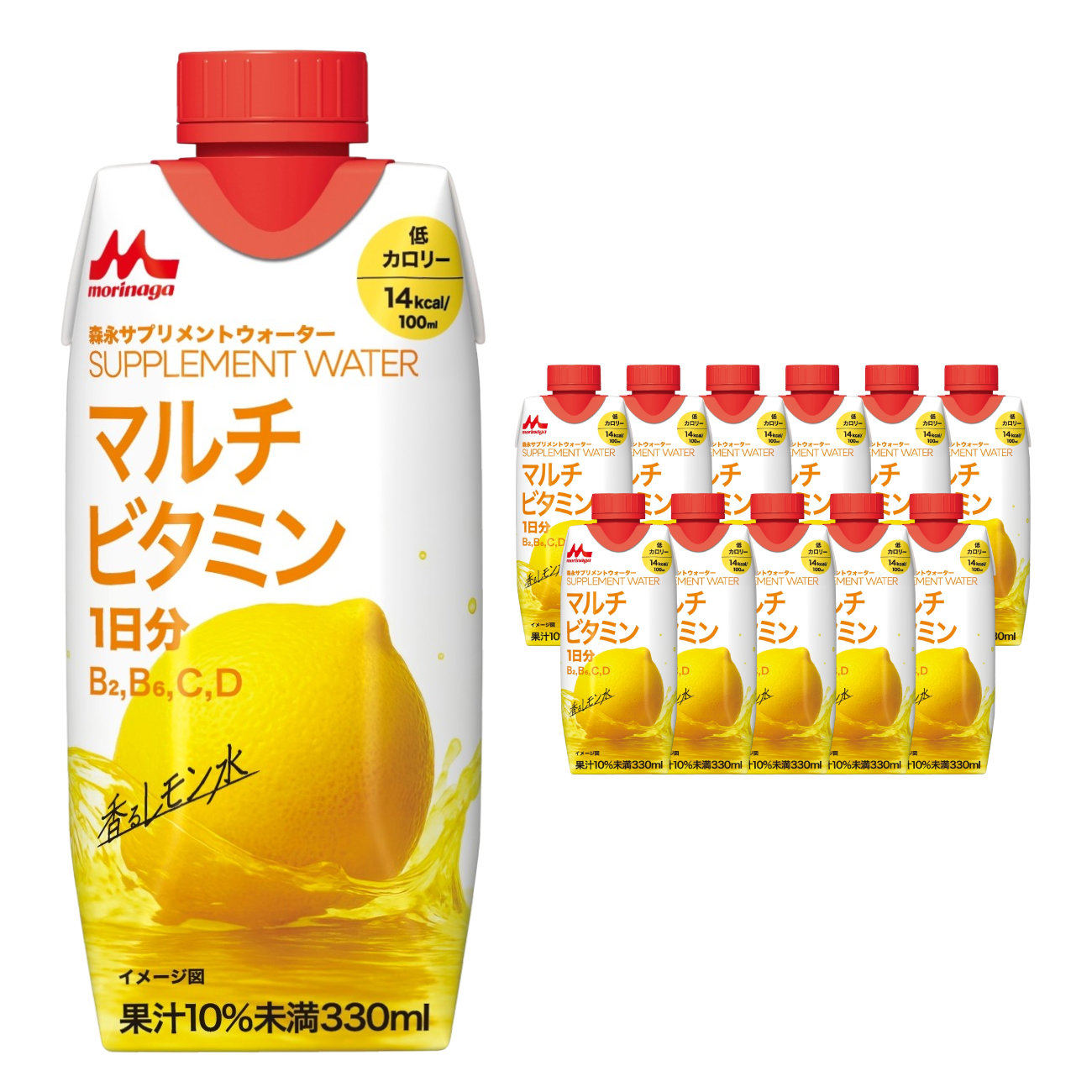 飲料 森永 サプリメントウォーター マルチビタミン 香るレモン水 12本 [翔栄通商 愛知県 江南市 ko23btu570001] マルチビタミン飲料 ビタミン補給ドリンク レモン風味ドリンク インナーケアドリンク サプリメントウォーター 低カロリー飲料 ビタミンCドリンク ビタミンB群飲料 ビタミンD配合 栄養補給ドリンク すっきり飲める 健康サポート飲料 甘さ控えめドリンク 毎日の栄養補給