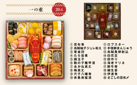 【一部地域限定】千賀屋謹製 2026年 迎春おせち料理「福寿千」和風三段重 4～5人前 全59品　冷蔵