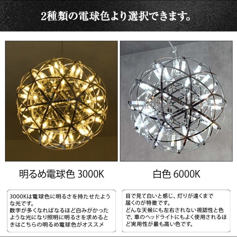 LEDペンダントライト30cm　シリウス　P035