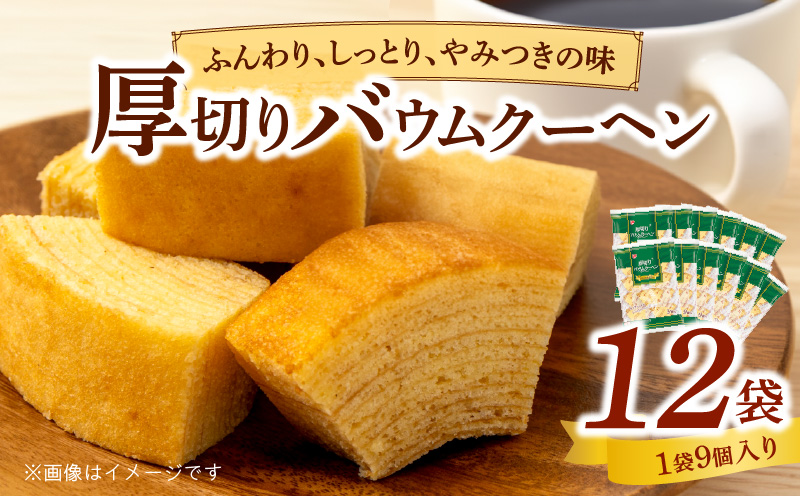 エースベーカリー　厚切りバウムクーヘン　9個×12袋