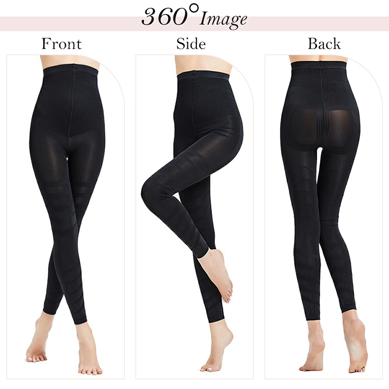 履くだけで理想の美脚＆くびれ ハイウエスト着圧レギンス