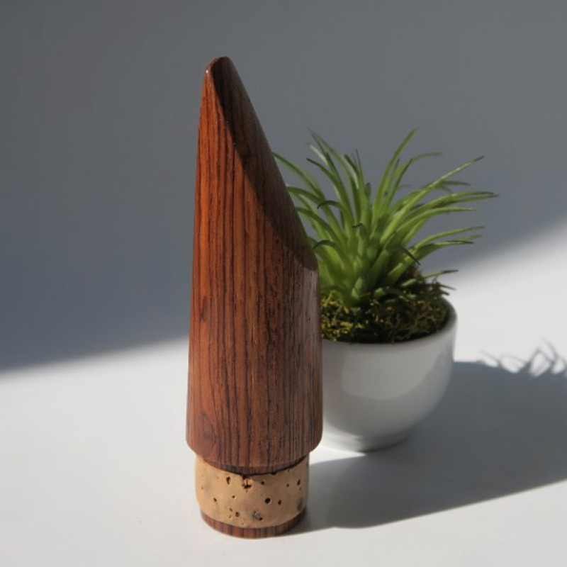 木製マウスピース（クラリネット ベーム式） ローズウッド 木製マウスピース クラリネット ベーム式 木製 木材 マウスピース 音の輪郭 ハッキリ 鳴性が高い 表面が美しい 強度が高い 温か味 サウンド クラシック JAZZ 製品保証 愛知県 小牧市 送料無料