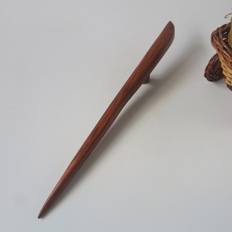 木製かんざし リーフ型 ロングタイプ 選べる 素材 紫檀 黒檀 タガヤサン ローズウッド 木製 かんざし 緩みにくい 塗装不使用 固定型 飾り用 経年変化 耐久性 髪飾り 和風アクセサリー ヘアアクセ ヘアアクセサリー 愛知県 小牧市 送料無料