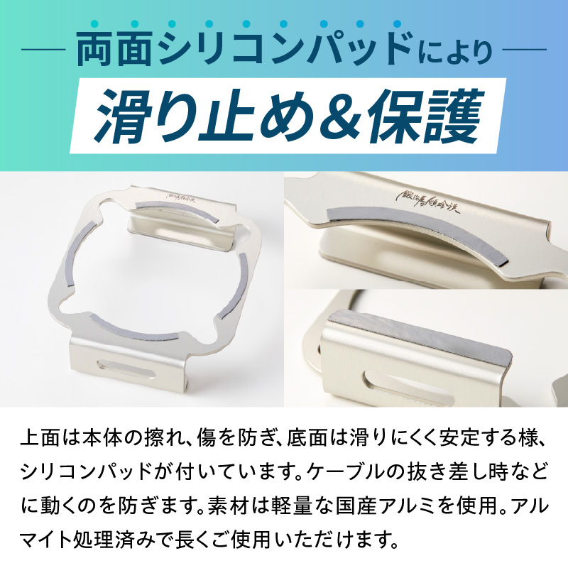 鍛冶屋の頓珍漢 M4 Mac mini専用スタンド mini 専用スタンド シリコンパッド 滑り止め 軽量 国産 長持ち 収納スペース 日本製 簡易梱包 PC周辺機器 デスクアクセサリー スタイリッシュ おしゃれ コンパクト シンプル 愛知県 小牧市 送料無料