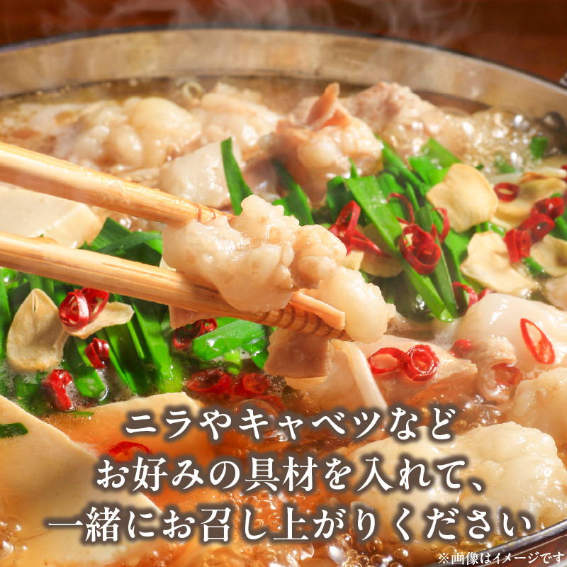 【食肉総合卸 丸正】厳選国産牛のもつ鍋セット（3人前） 