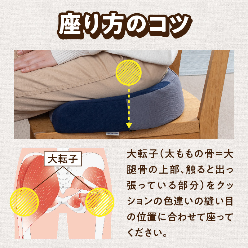 ディープ6　股関節ケア用クッション 股関節 ケア用 クッション 選べる カラー 股関節ケア ディープシックス インナーマッスル コリほぐし 筋肉ほぐし テレビ見ながら 丸菱工業株式会社 お取り寄せ 愛知県 小牧市 送料無料