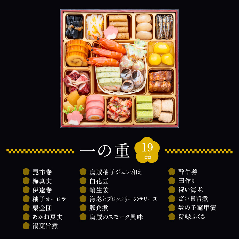 名古屋コーチン味噌煮込みうどん と 千賀屋謹製 迎春おせち料理 和風三段重「おもてなし」セット 名古屋コーチン 味噌煮込み うどん 迎春 おせち料理 和風三段重 おもてなし セット 千賀屋 おせち 2027年 冷蔵おせち 全58品 4人前 5人前 伝統の味 お正月 年末 年始 宴席 縁起物 地鶏 鶏肉 お取り寄せ 愛知県 小牧市 送料無料