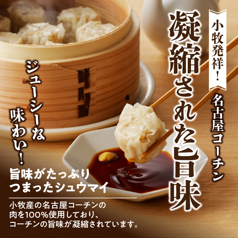 名古屋コーチン肉100％使用シュウマイ80個盛りセット 地鶏 鶏肉 おつまみ おかず 焼売