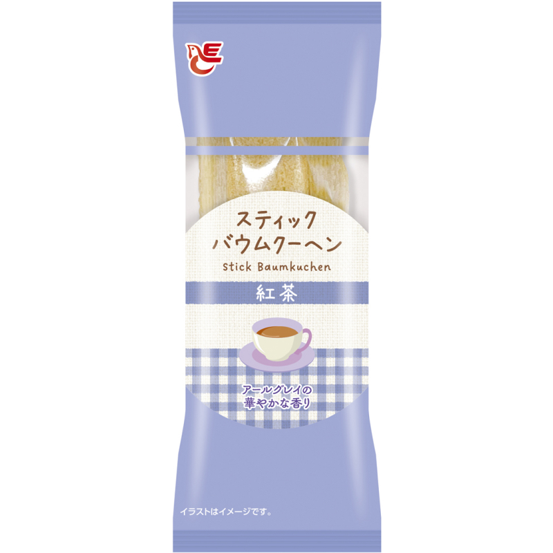 エースベーカリー　スティックバウムクーヘン　紅茶味　8本入