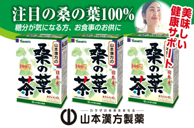 ＜2ヶ月に1度、3回送付＞桑の葉茶　山本漢方　定期便