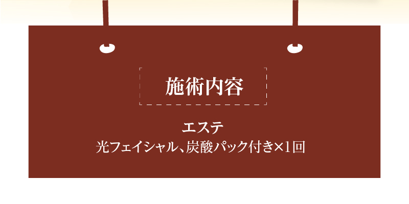 【ふるさと納税】エステ 光フェイシャル 炭酸パック 付き セット 美容 完全予約制 サロン 安心 プライベートサロン エステプラン お肌 皺 たるみ 顔の赤み トラブル解決 要予約 夜23時まで営業 仕事終わり 愛知県 小牧市