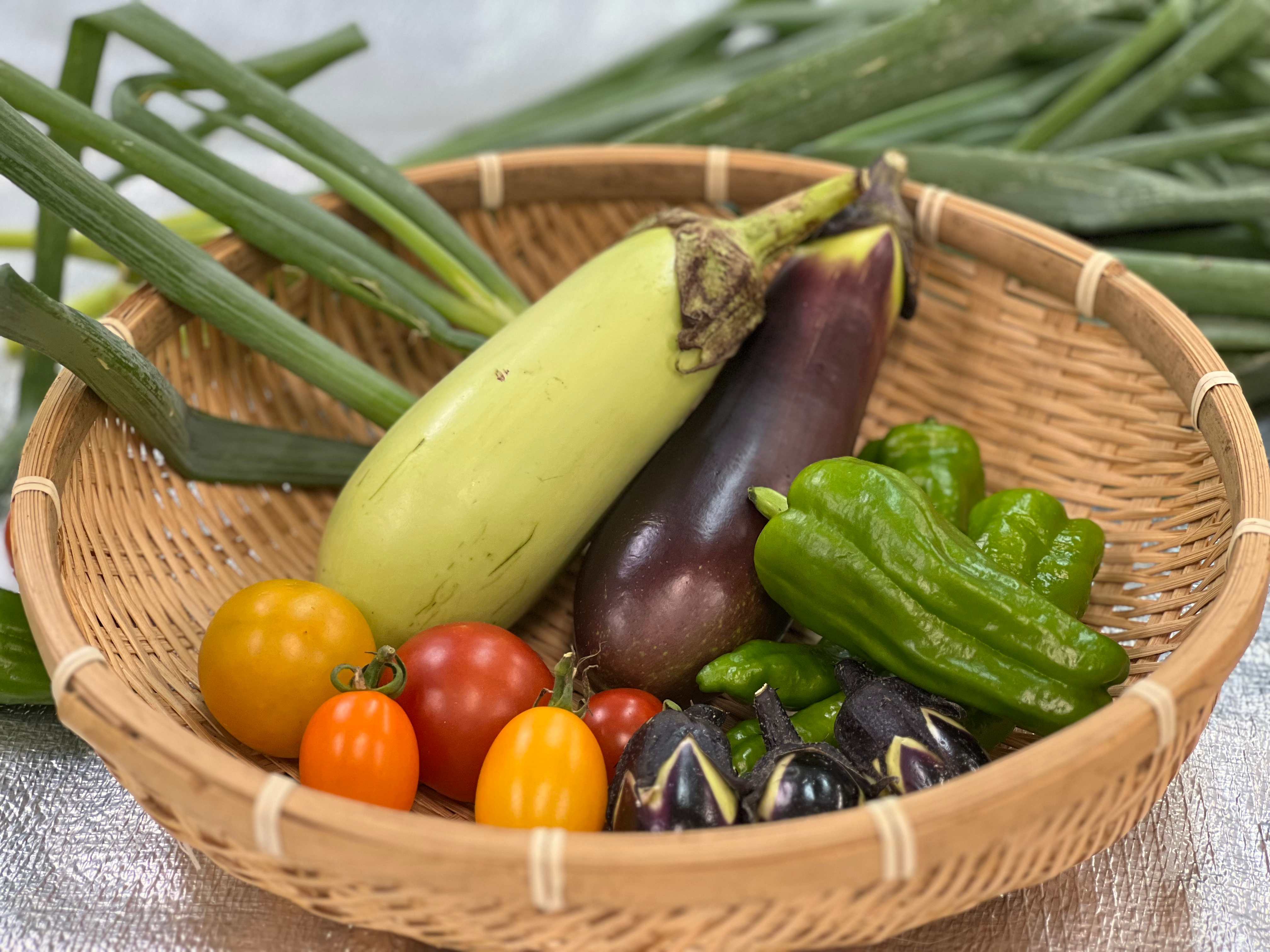 ネオコスモ農園で採れた小牧の野菜詰め合わせ