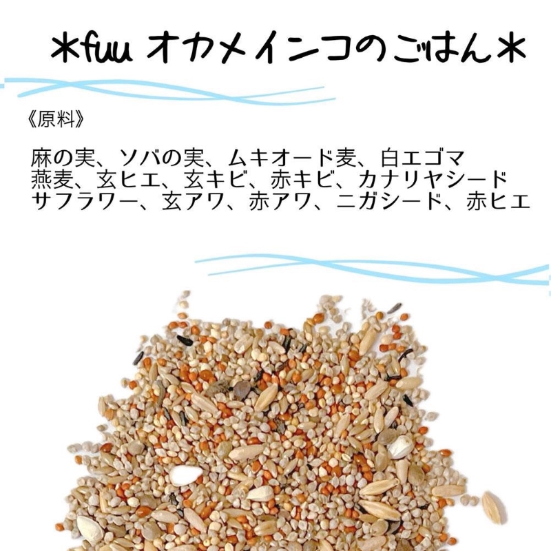 fuu オカメインコのごはん（400g）