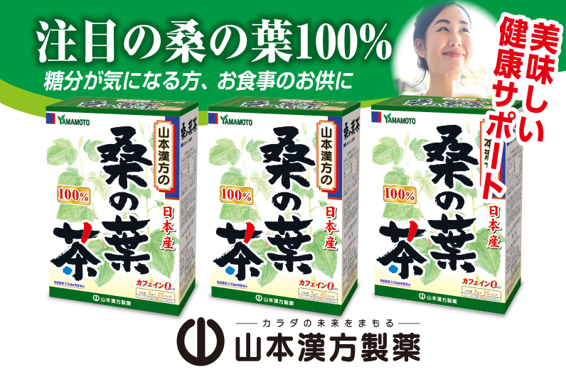 桑の葉茶 20包×3箱 山本漢方 ティーバッグ