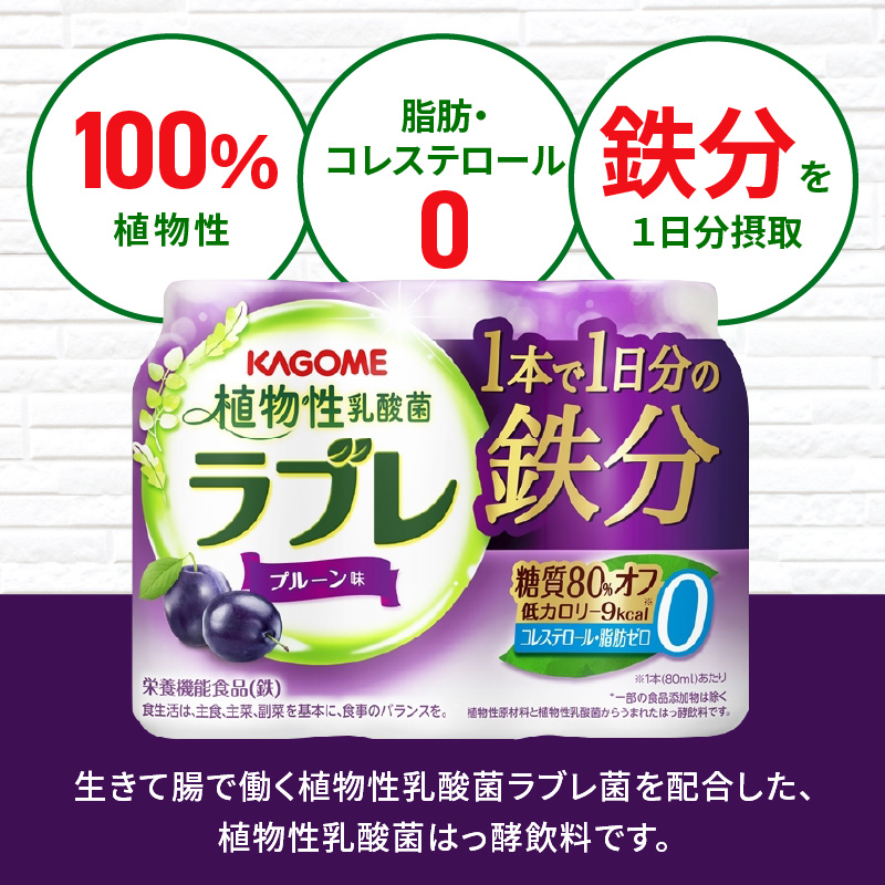 【2ヶ月に1回　計3回定期便】植物性乳酸菌ラブレ　鉄分36本（計108本） [052S06-T]