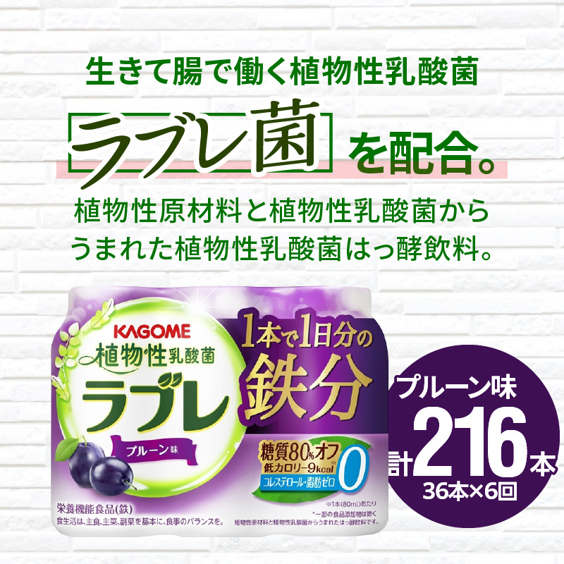 【6ヶ月定期便】植物性乳酸菌ラブレ　1日分の鉄分36本（計216本） [052S11-T]