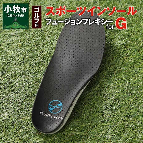 【ふるさと納税】インソール ゴルフ用 フュージョンフレキシーforG 中敷き 靴 衝撃吸収 スポーツ 競技向け 反発力 クッション性 耐久性 安定感 疲労軽減 ケガのリスク軽減 ケガ予防 愛知 小牧 お取り寄せ 送料無料