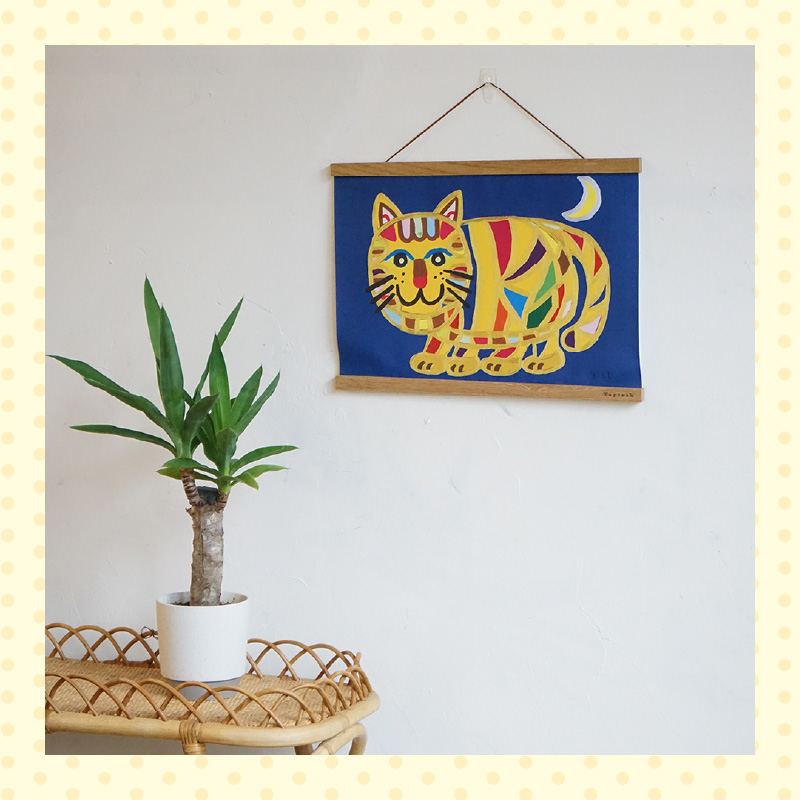 小牧市のアーティスト奥山優さんのポスター 小牧市制70周年記念 絵画 福祉 壁掛け インテリア アート