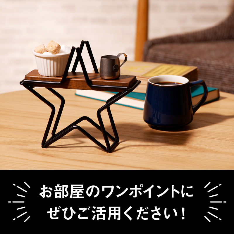 星型アイアンシェルフ　インテリア コンパクト おしゃれ 小物置き 飾り棚