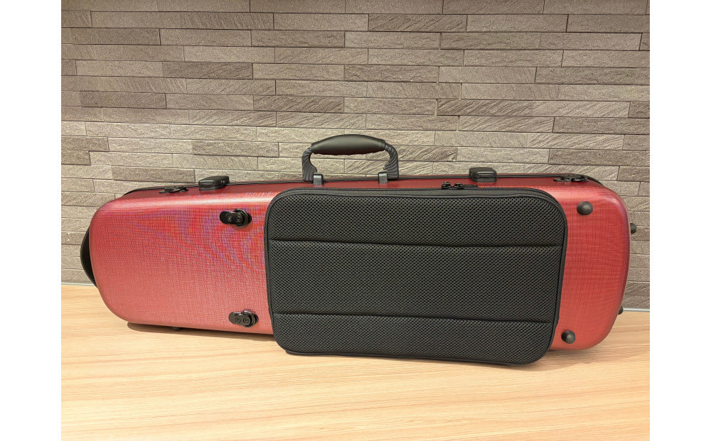 【人気！高評価】ヴァイオリン用ハードケース SUZUKIオリジナル ＜カラー：ワインレッド＞