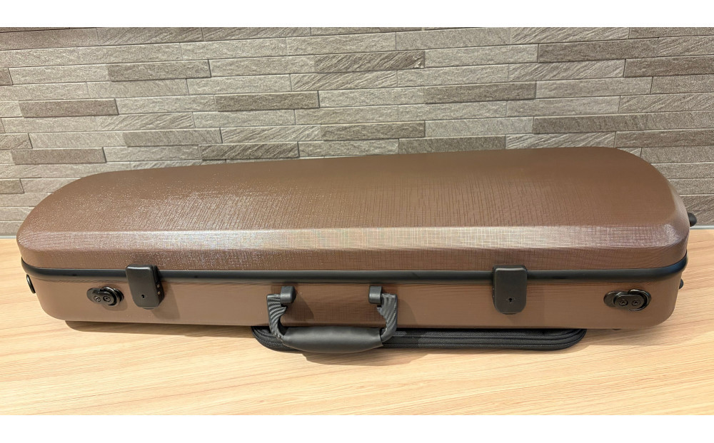 【人気！高評価】ヴァイオリン用ハードケース SUZUKIオリジナル ＜カラー：チョコブラウン＞