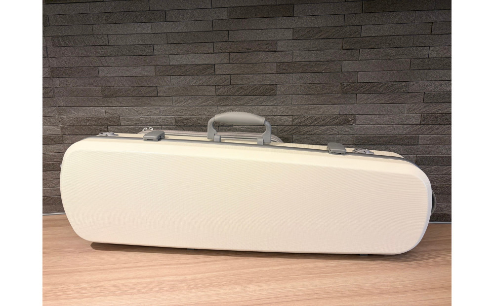 【人気！高評価】ヴァイオリン用ハードケース SUZUKIオリジナル ＜カラー：ミルキーホワイト＞