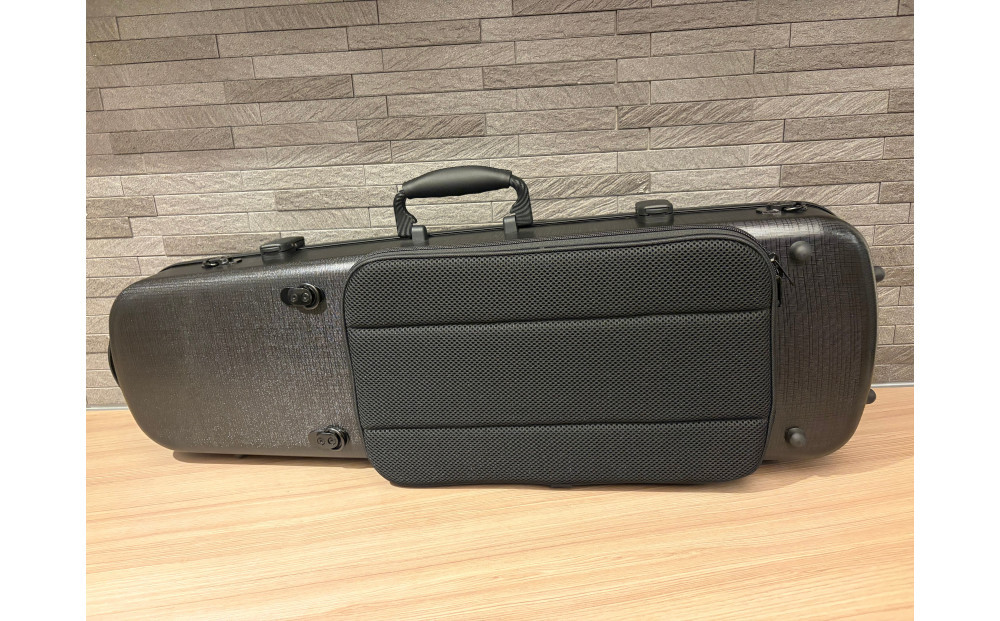 【人気！高評価】ヴァイオリン用ハードケース SUZUKIオリジナル ＜カラー：ラグジュアリーブラック＞